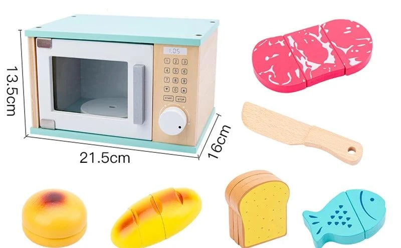 Wooden Kids Kitchen Play Set