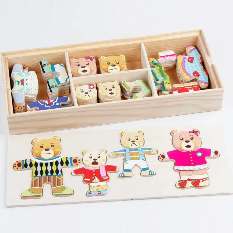 Little Bear Dressing Puzzle