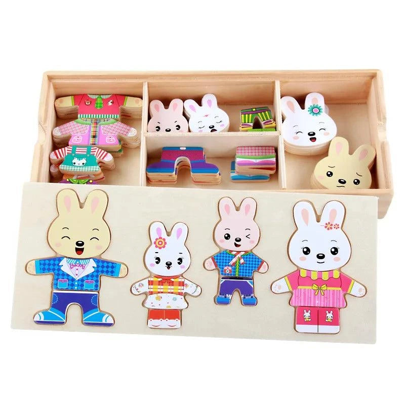 Little Bear Dressing Puzzle