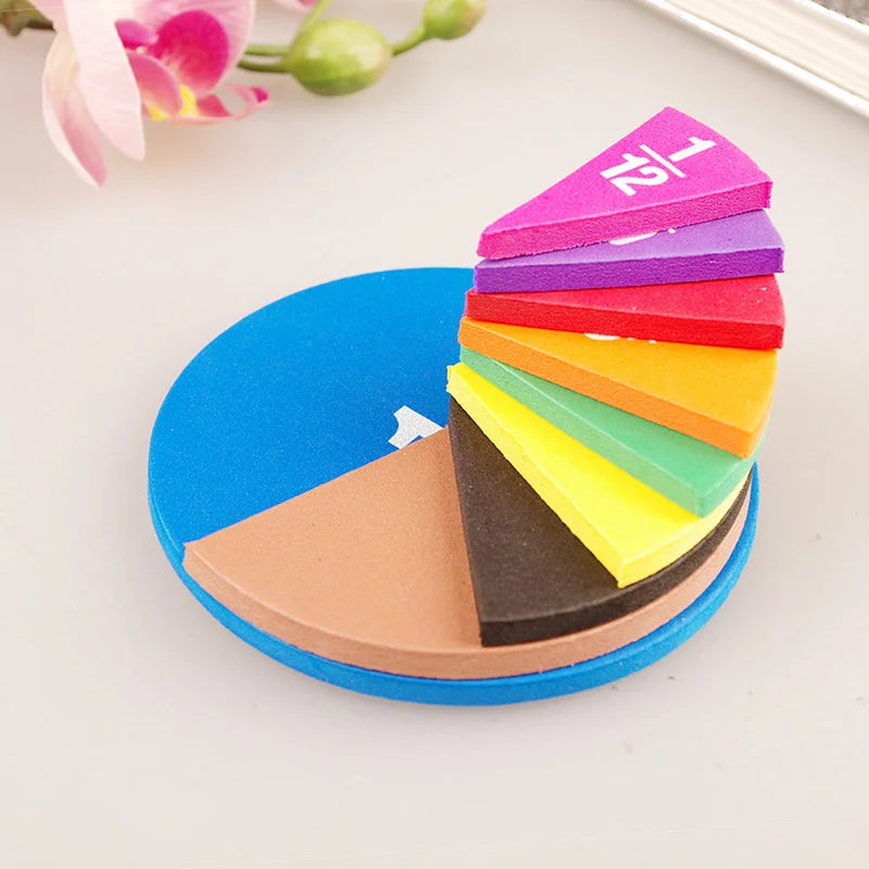 51Pcs Montessori Fractions Set