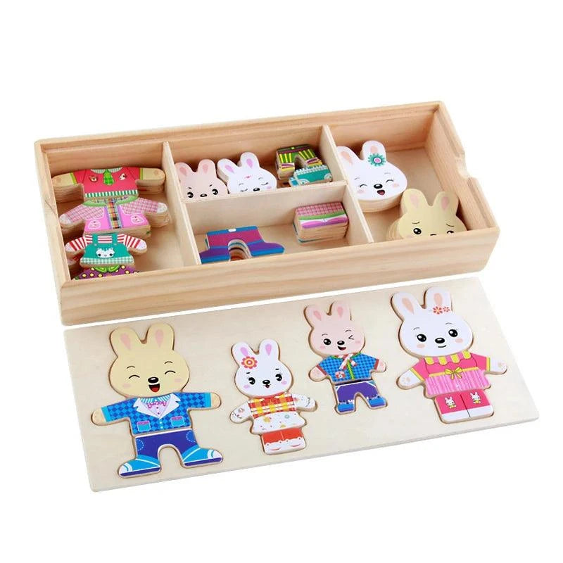 Little Bear Dressing Puzzle