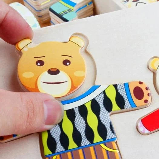 Little Bear Dressing Puzzle