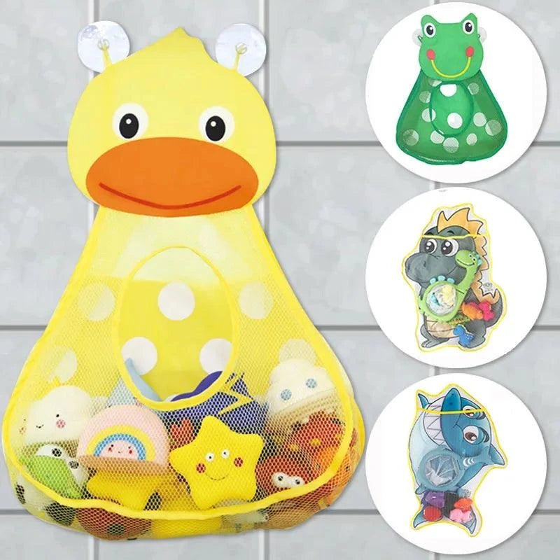 Cute Animal Bath Toy Storage