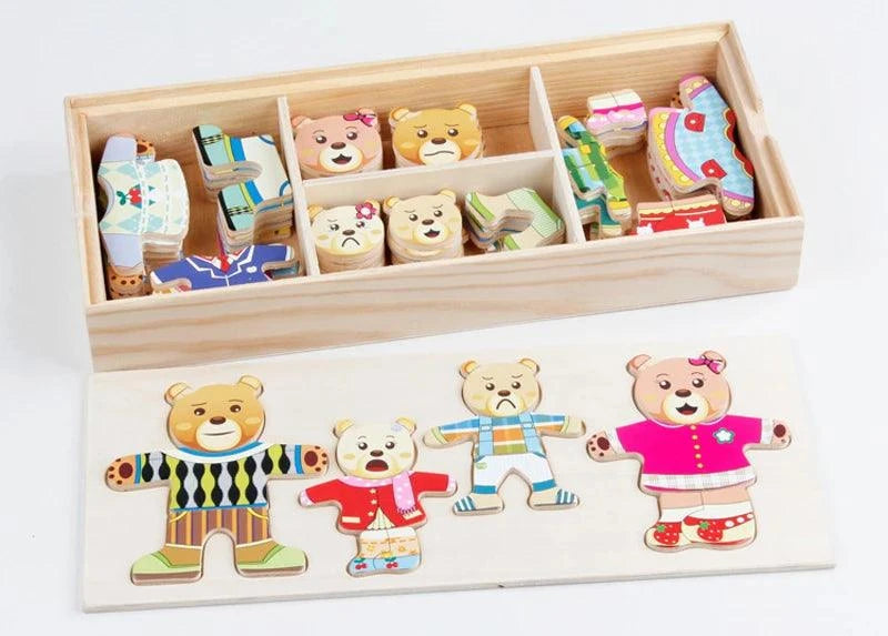 Little Bear Dressing Puzzle