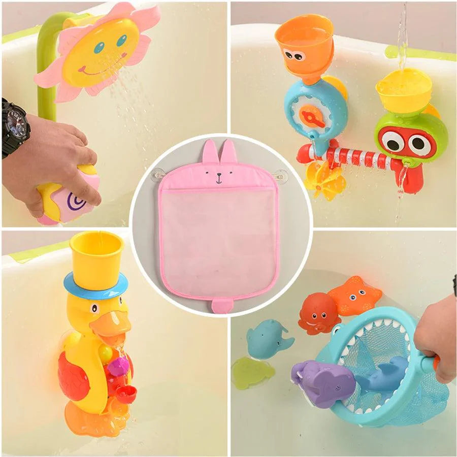 Cute Animal Bath Toy Storage