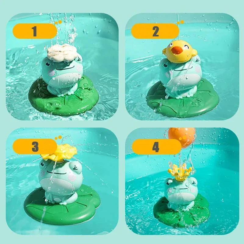 Electric Frog Bath Sprinkler