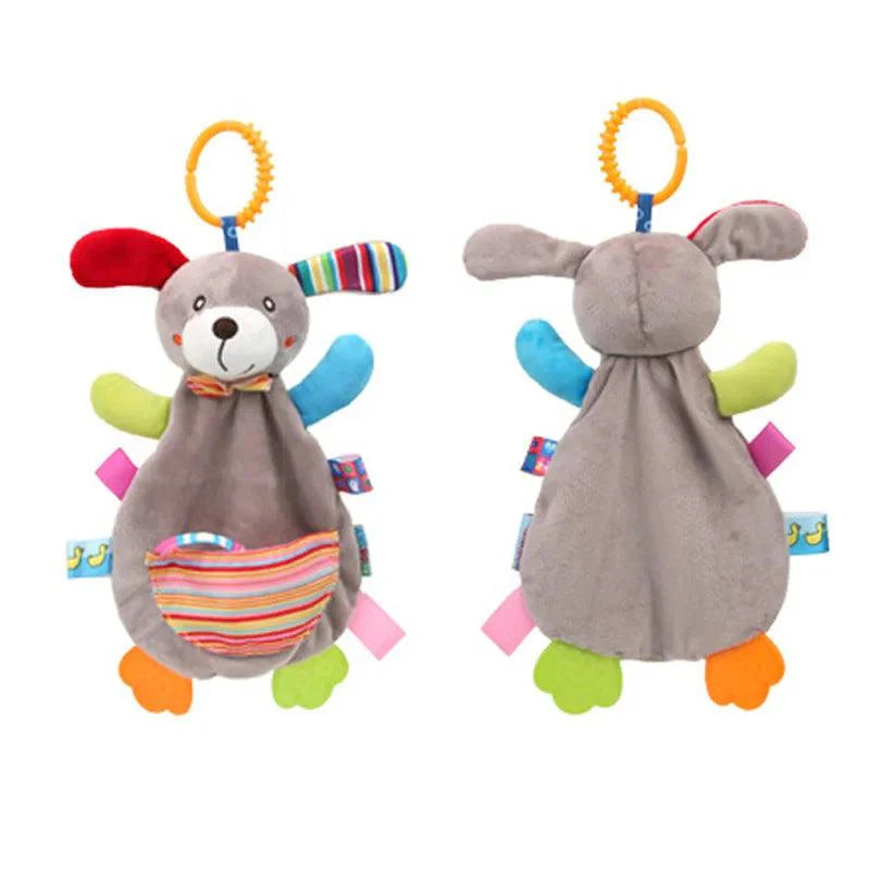 Soft Animal Rattle Toy