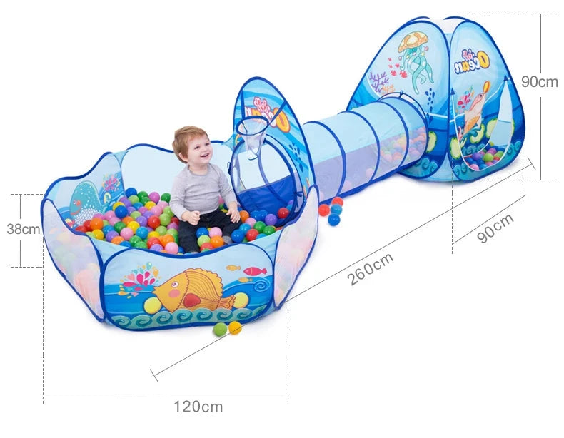 3-in-1 Kids Ball Pit Set