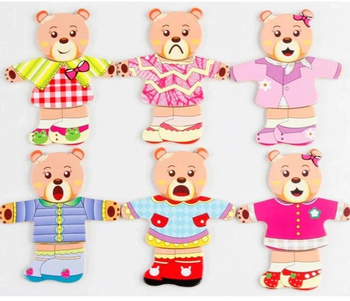 Little Bear Dressing Puzzle