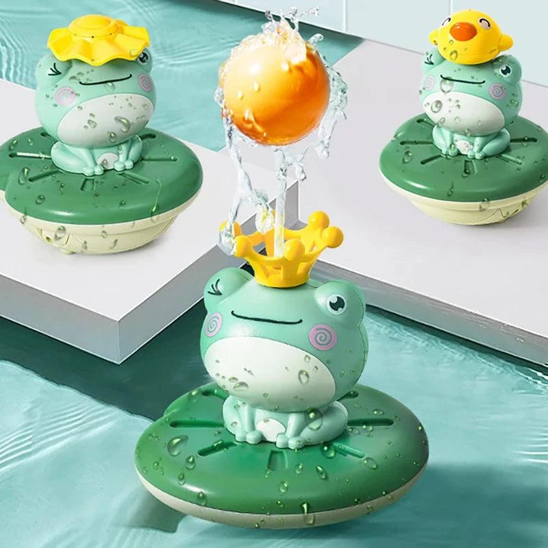 Electric Frog Bath Sprinkler