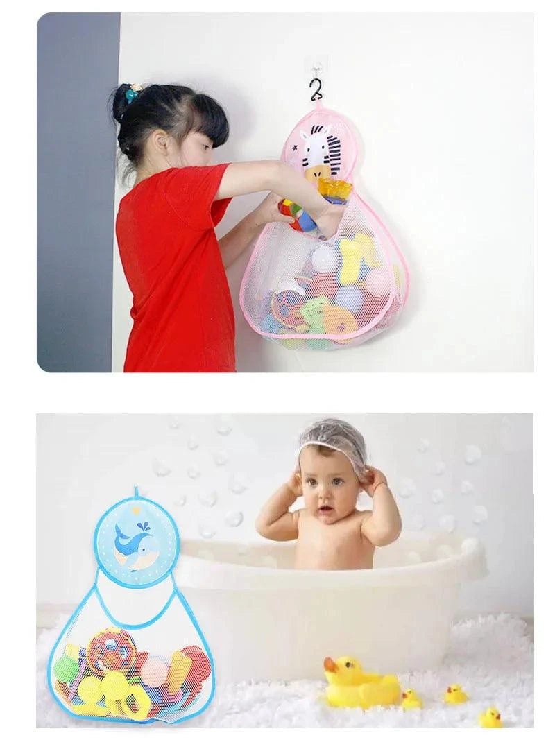 Cute Animal Bath Toy Storage