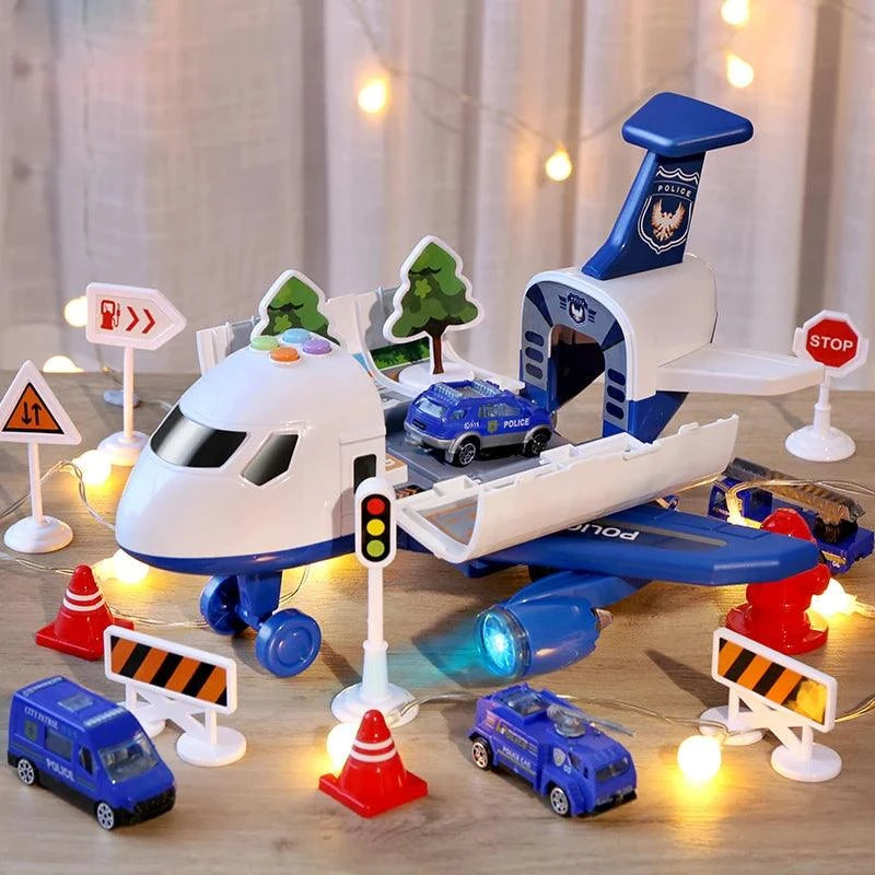 Inertia Airplane Toy with Lights