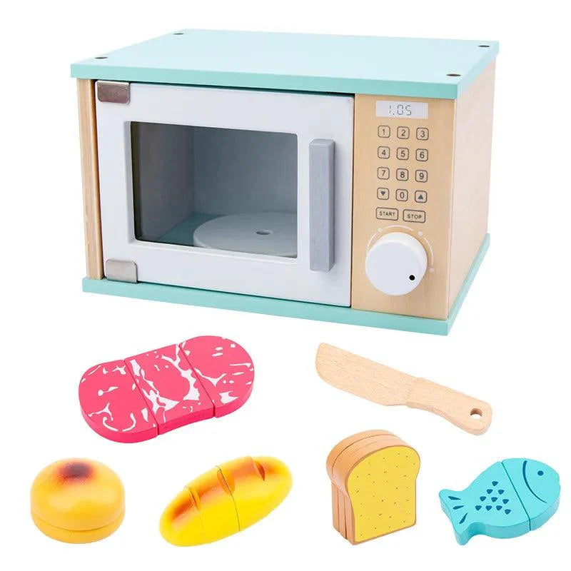 Wooden Kids Kitchen Play Set