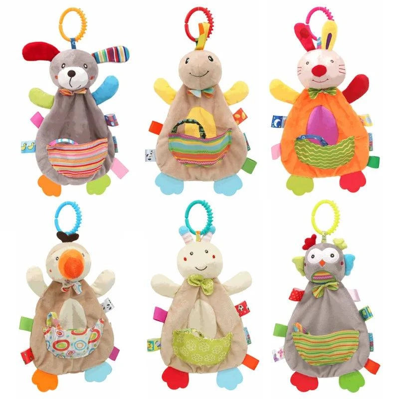 Soft Animal Rattle Toy