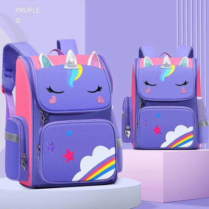 Unicorn Rainbow School Backpack