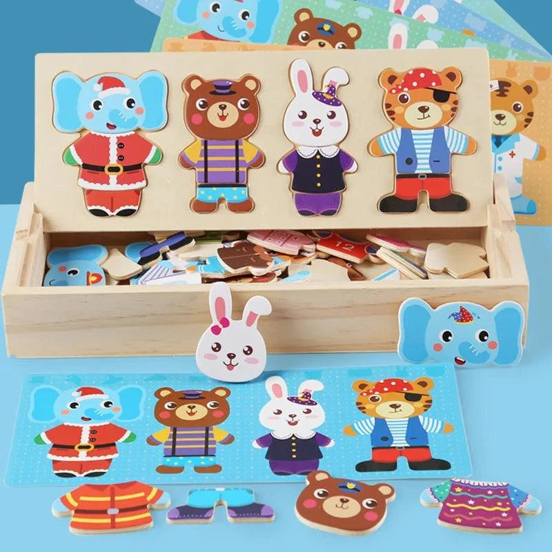 Little Bear Dressing Puzzle