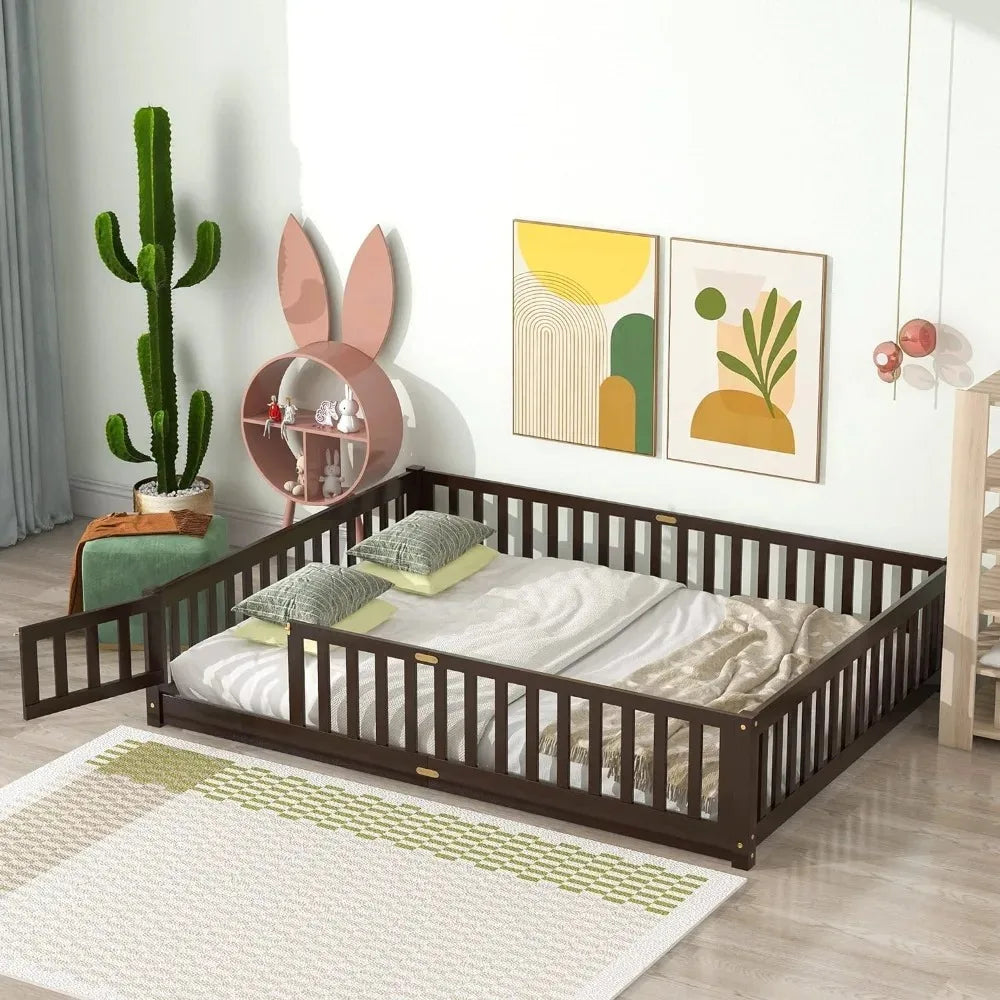 Montessori Wood Floor Bed Frame