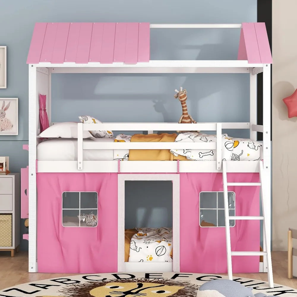 Kids Twin Loft Bunk Bed