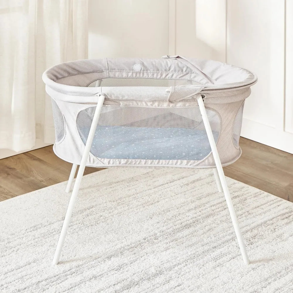 Portable Infant Bassinet Gray