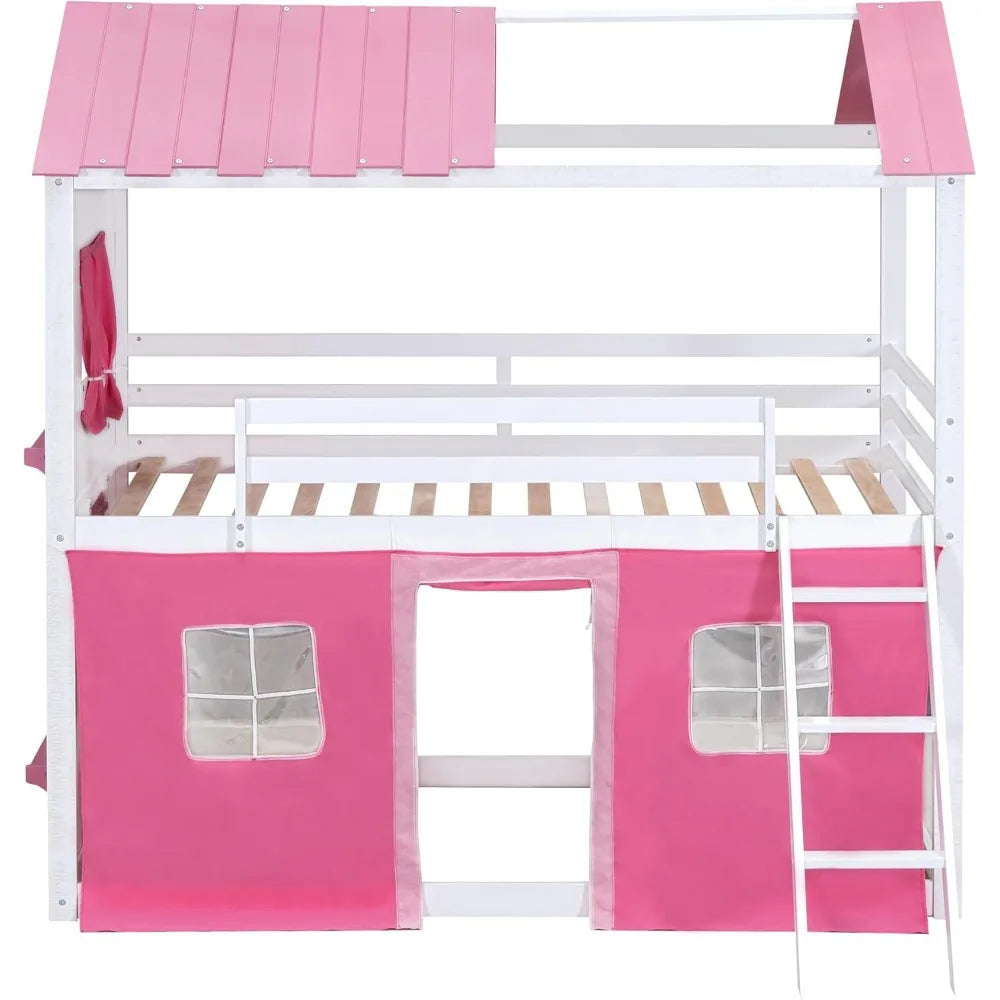 Kids Twin Loft Bunk Bed