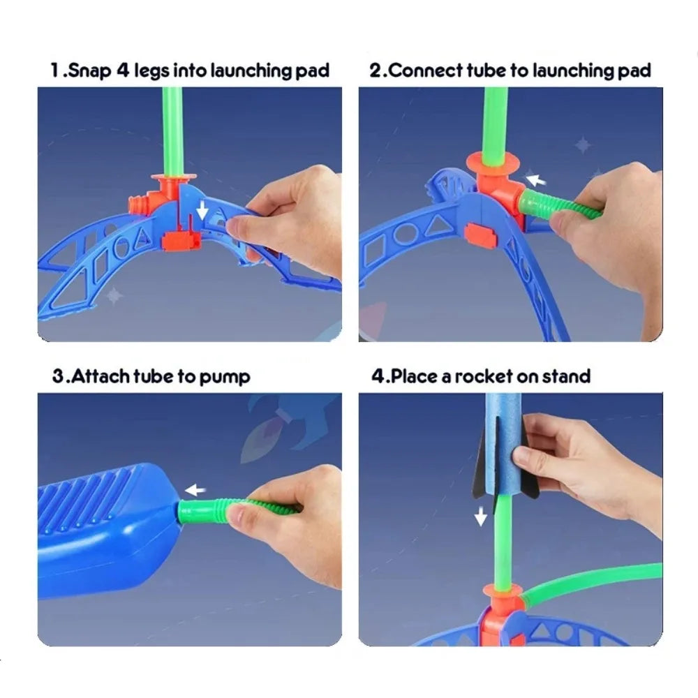 Kids Air Stomp Rocket Launcher