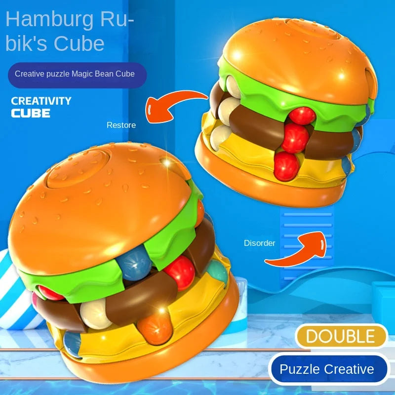 Magic Burger Cube Puzzle Toy