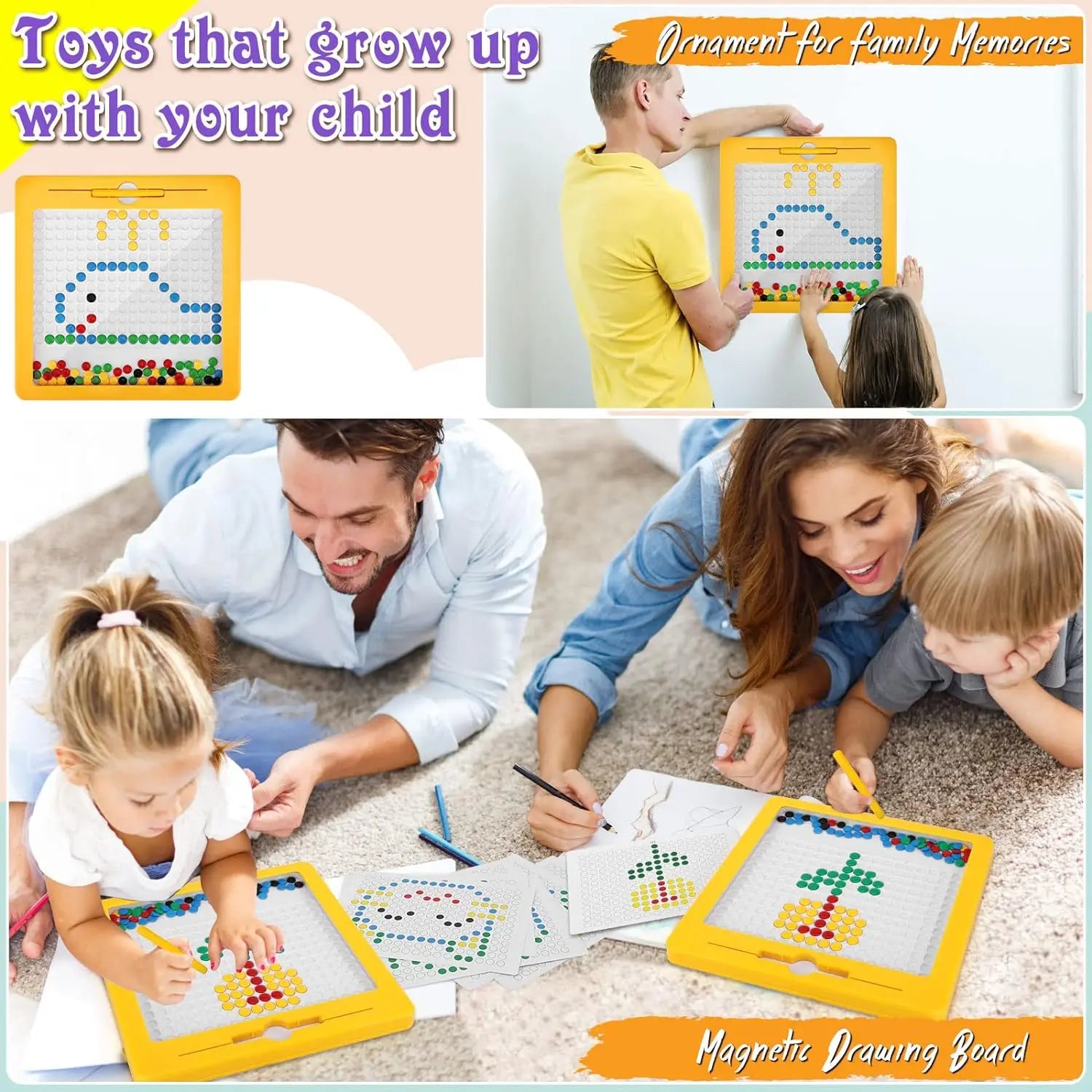 Magnetic Toddler Drawing Board