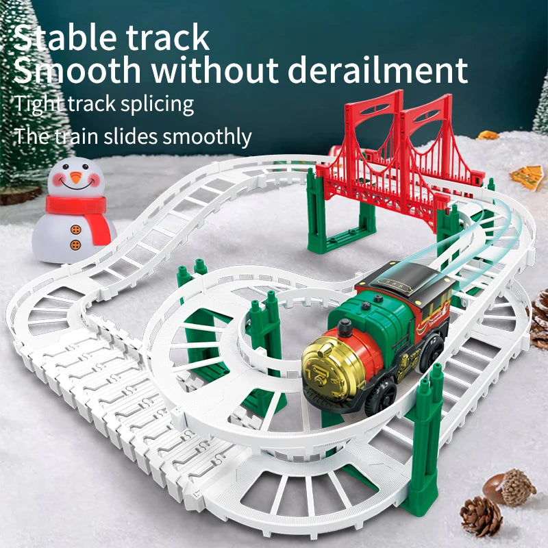 Christmas Track Car Set