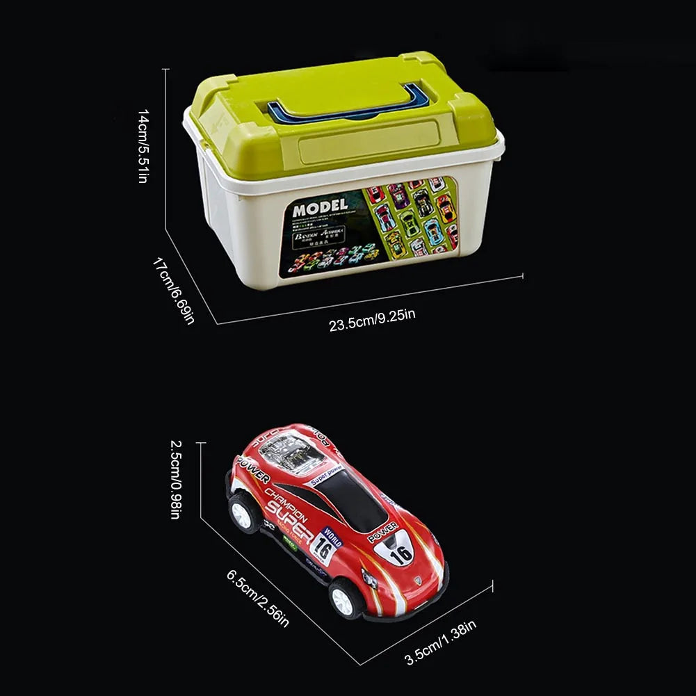 Mini Alloy Car Model Set