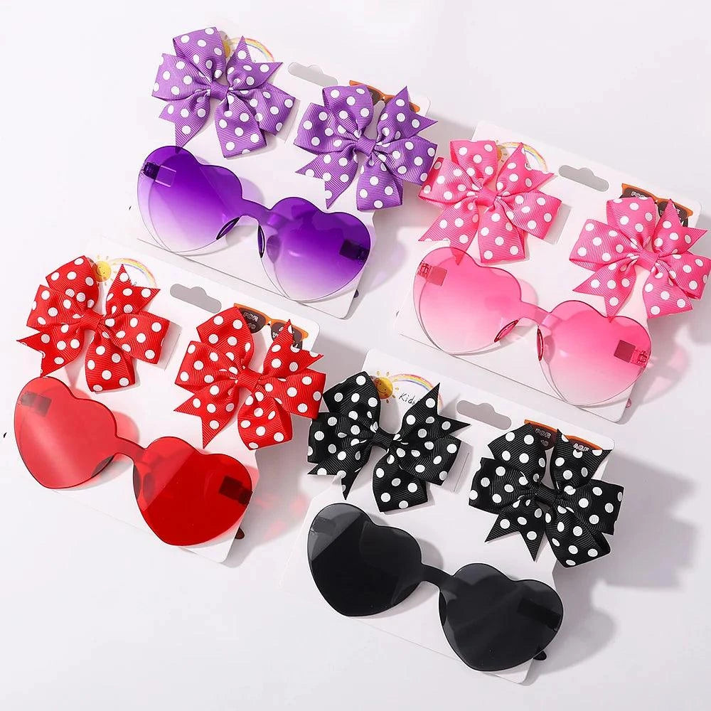 Colorful Dot Hairpin Set