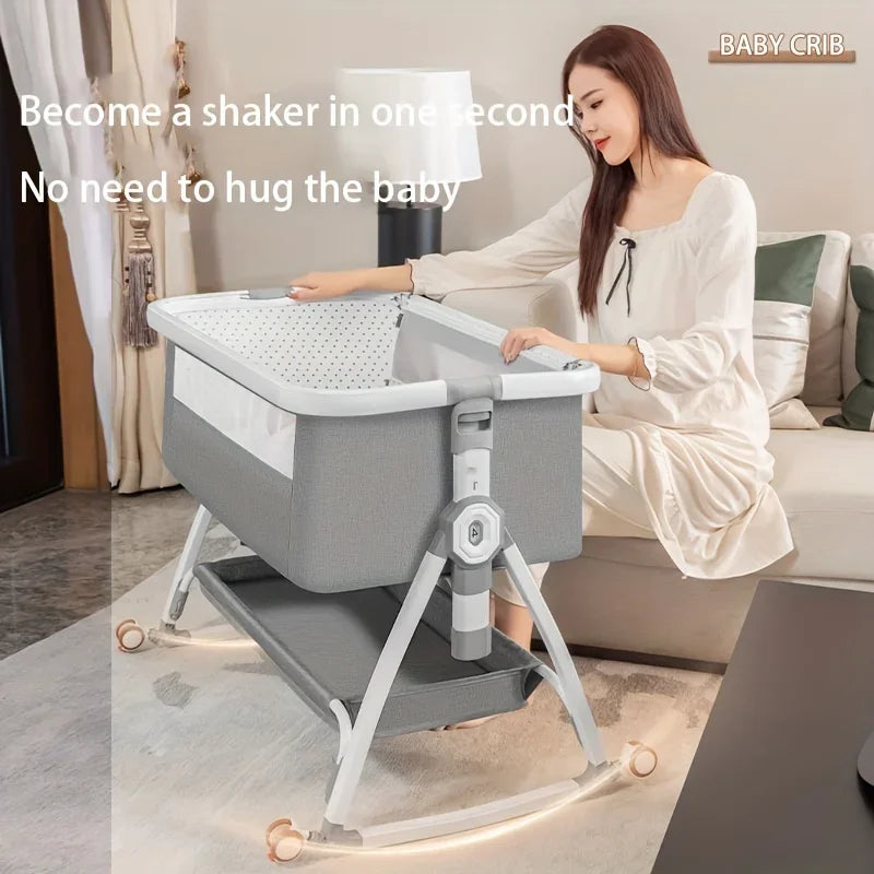 Foldable Multifunctional Baby Crib