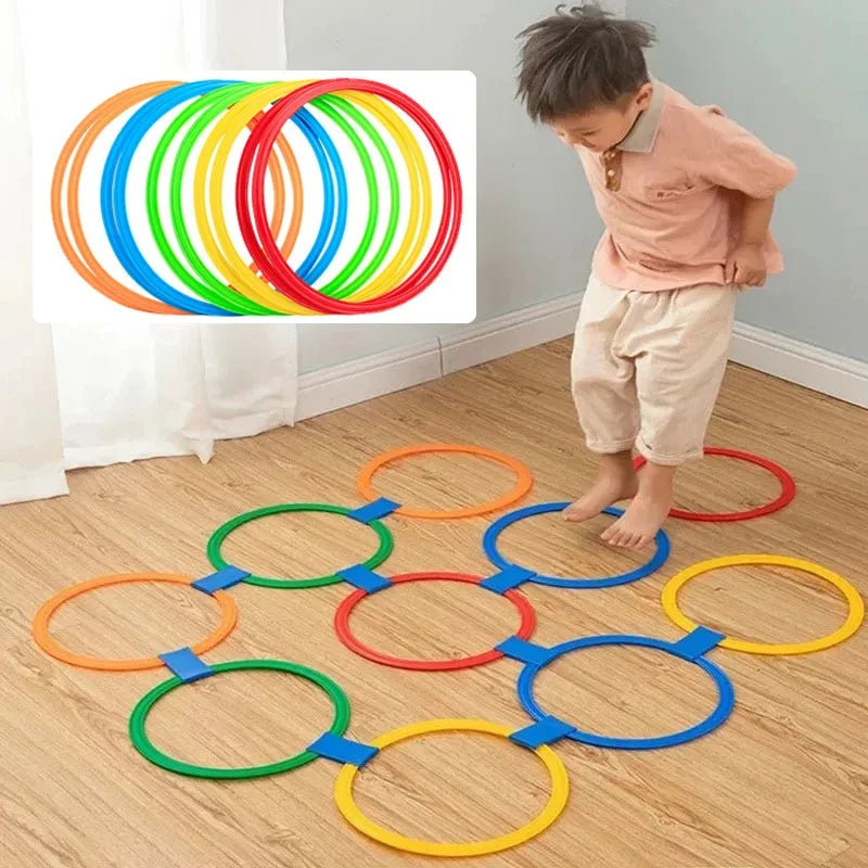 Outdoor Kids Jump Ring Game