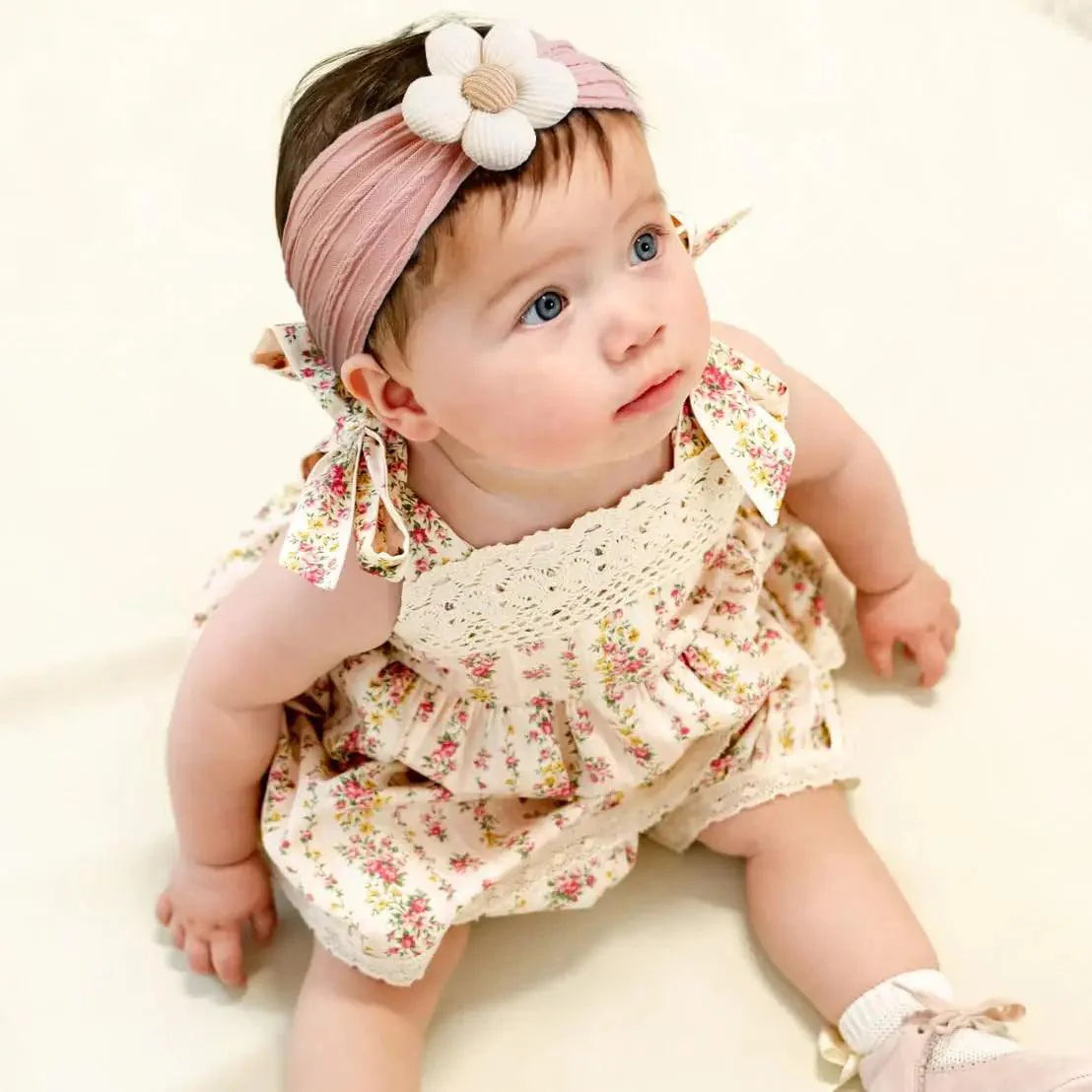 Flower Nylon Baby Headband