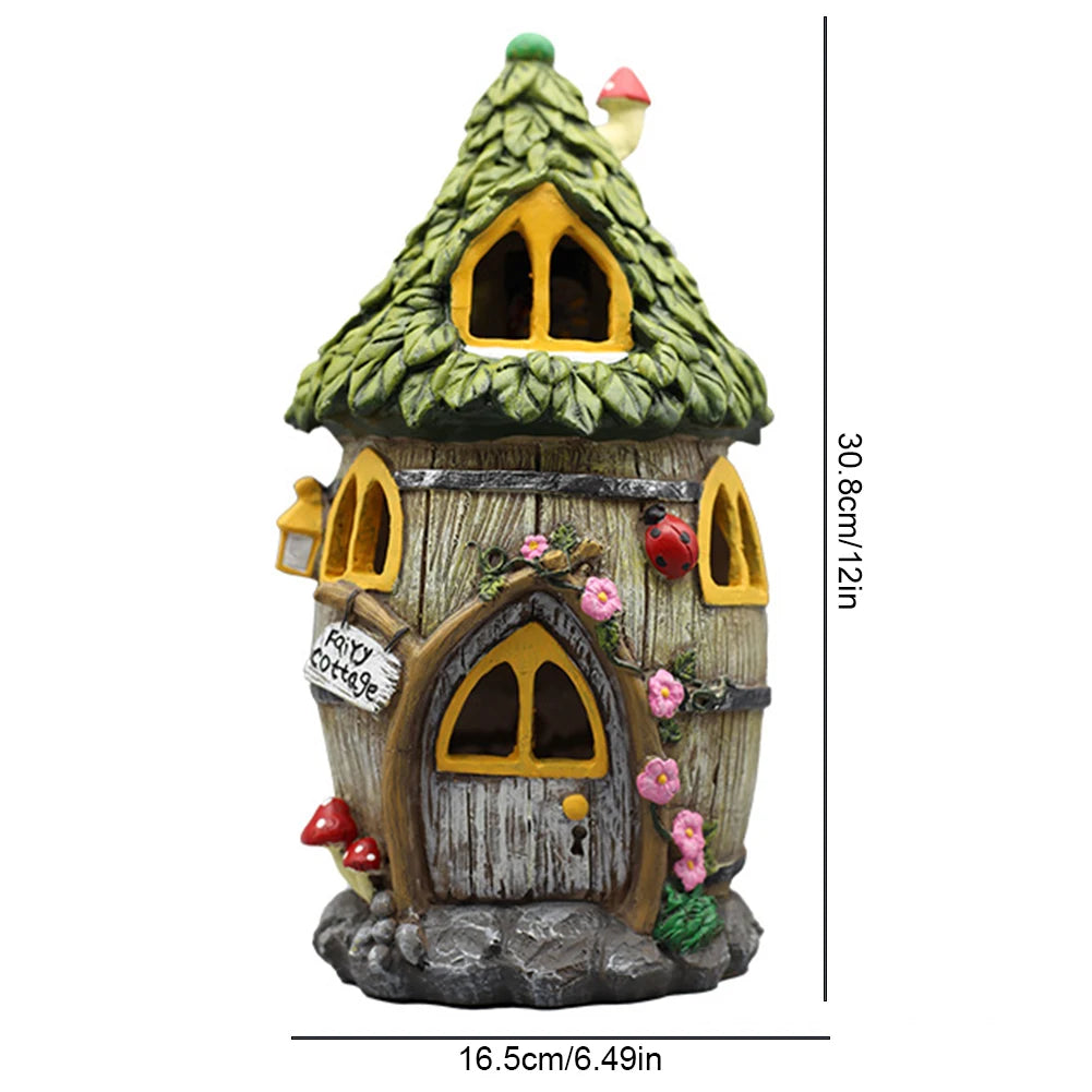 Solar Fairy House Garden Light