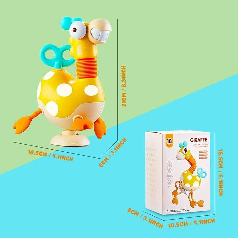 Sensory Pull String Giraffe Toy