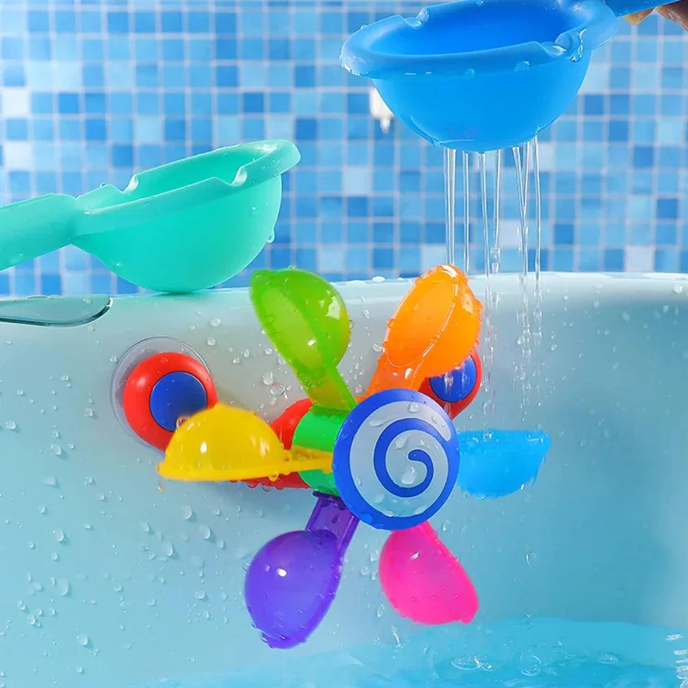 Colorful Water Wheel Bath Toy