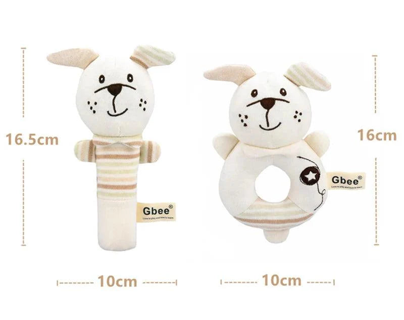 Plush Baby Rattle Toy