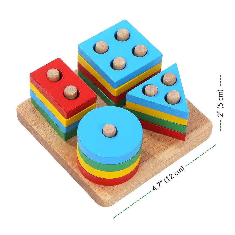 Wooden Sorting & Stacking Toy