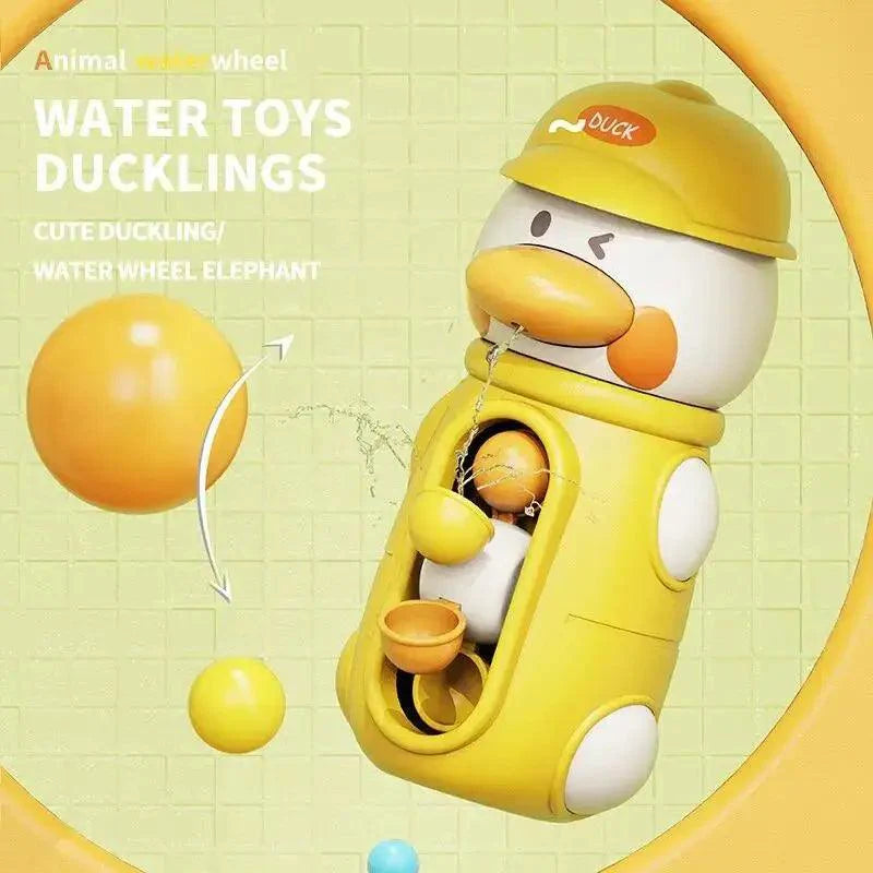 Duck Waterwheel Bath Toy Set