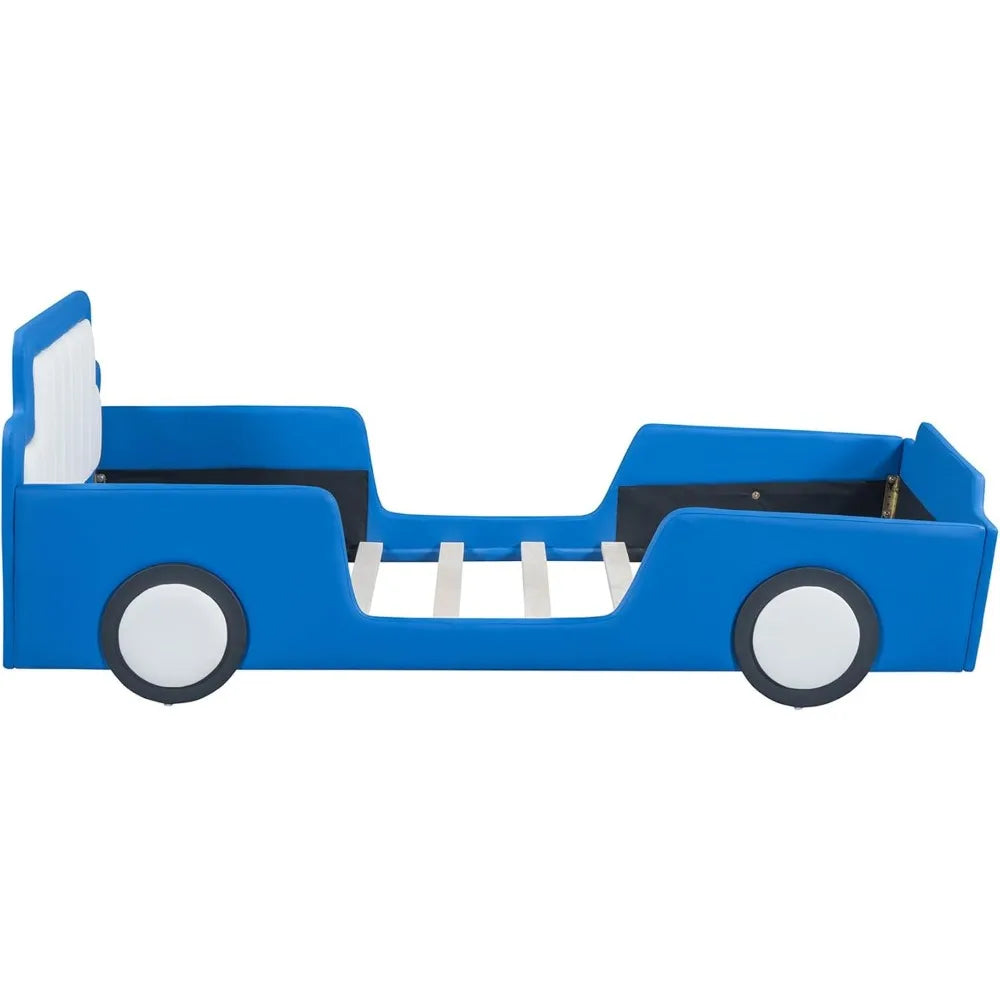 Twin PU Leather Car Bed