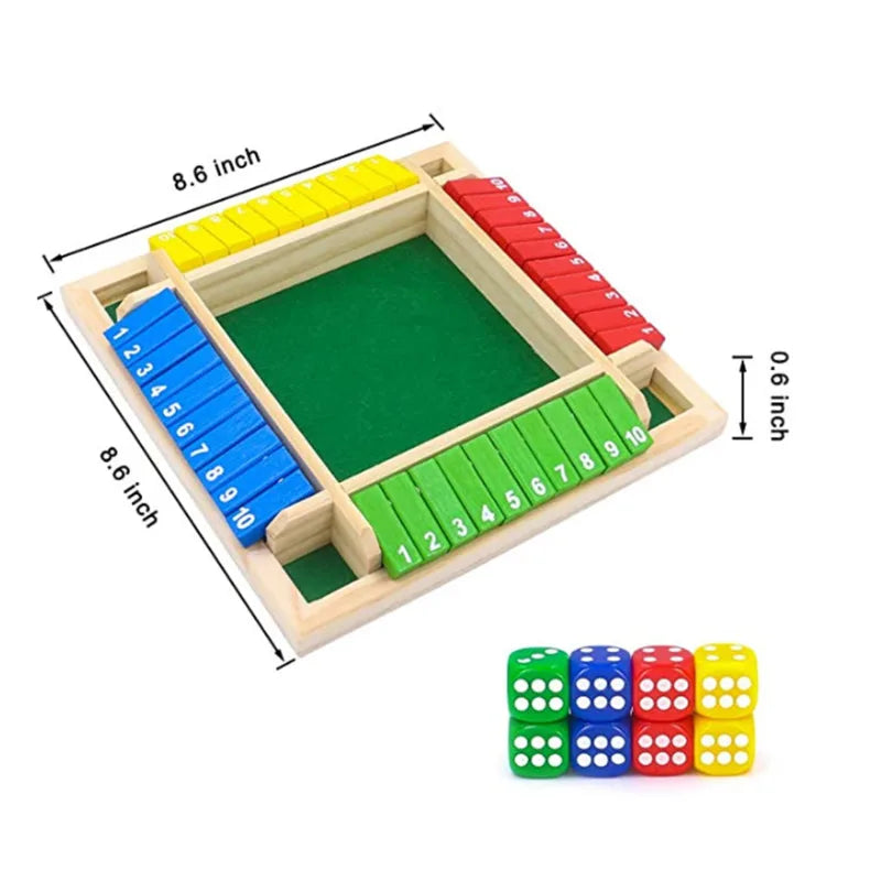 Deluxe Four-Sided Shut The Box