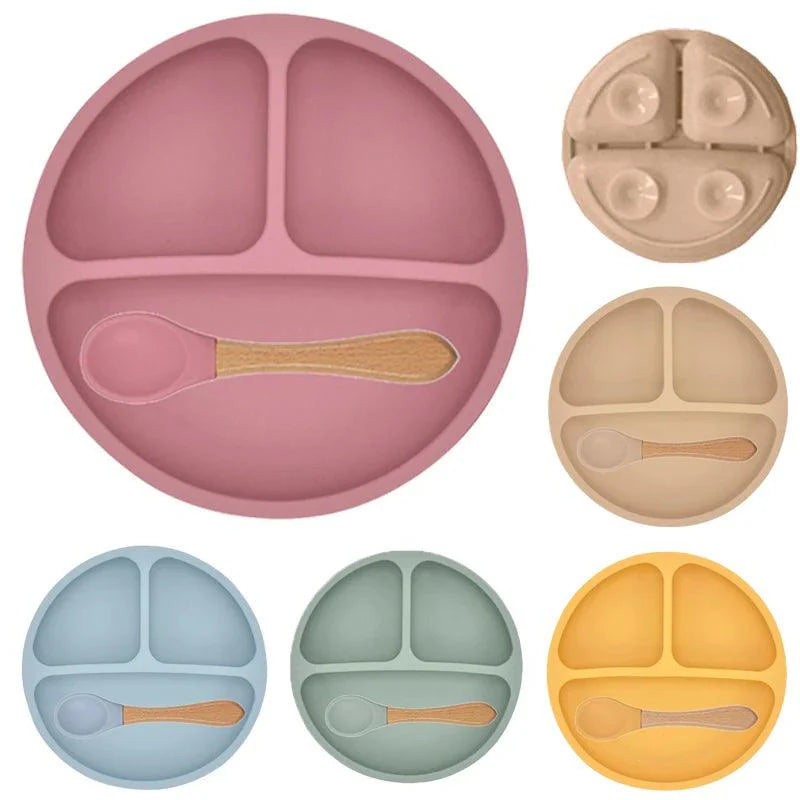 Silicone Suction Baby Feeding Plate