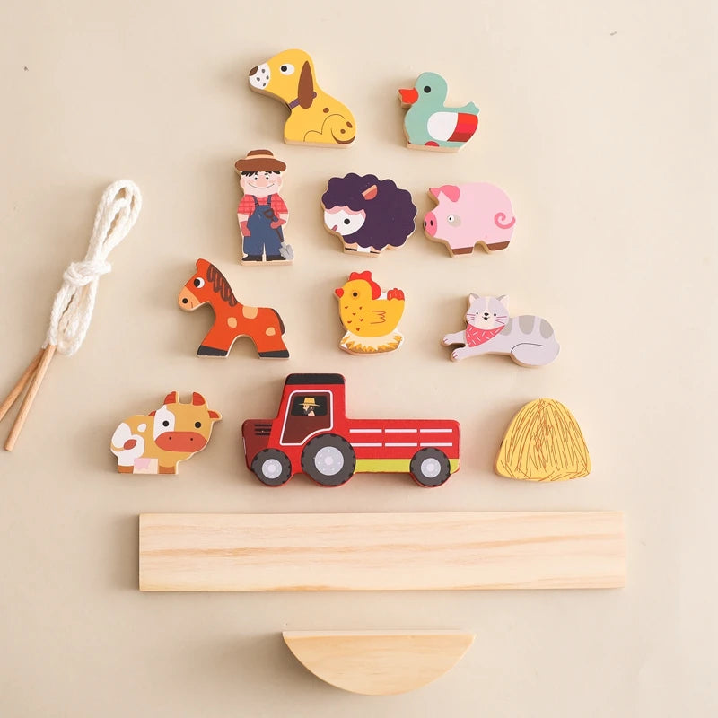 Wooden Forest Stacking Toys