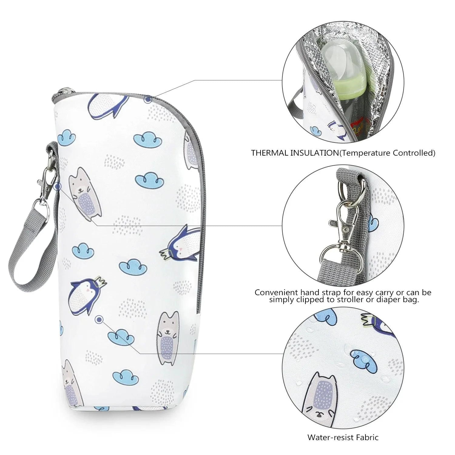 Portable Baby Bottle Warmer Bag