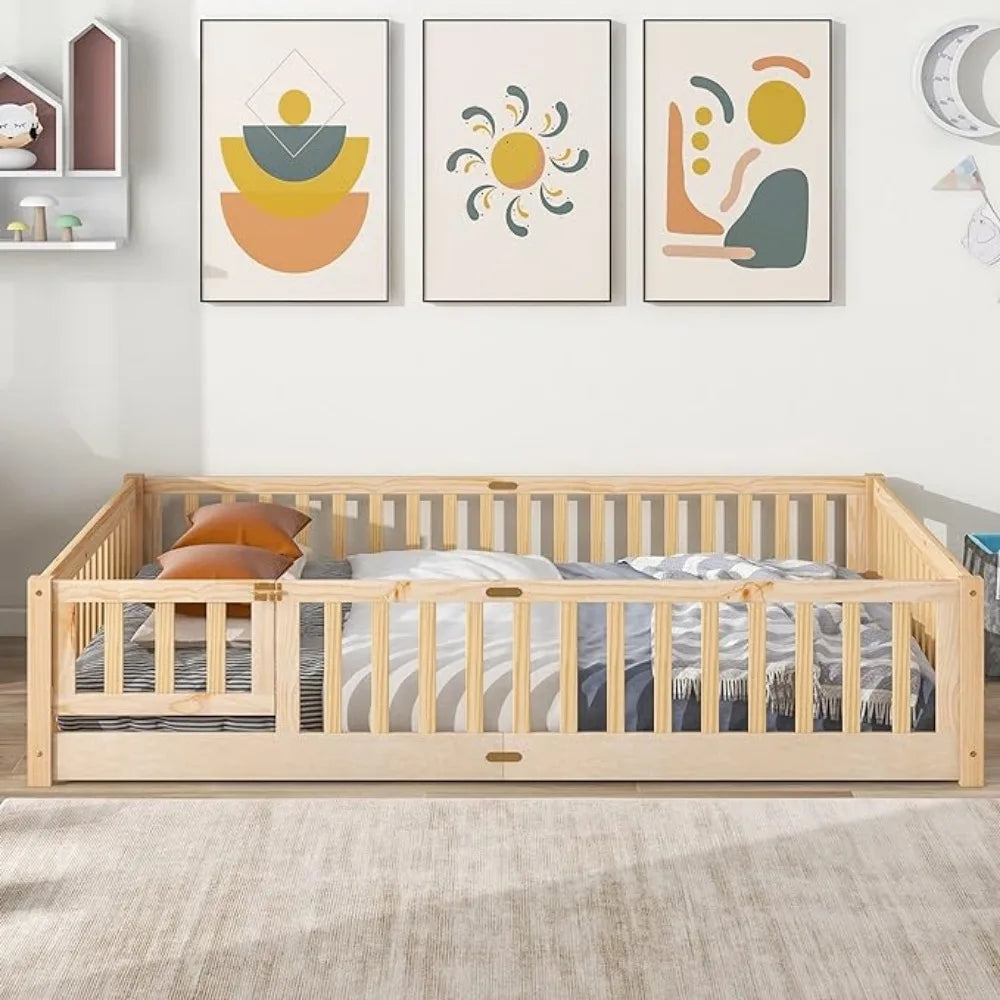 Montessori Wood Floor Bed Frame