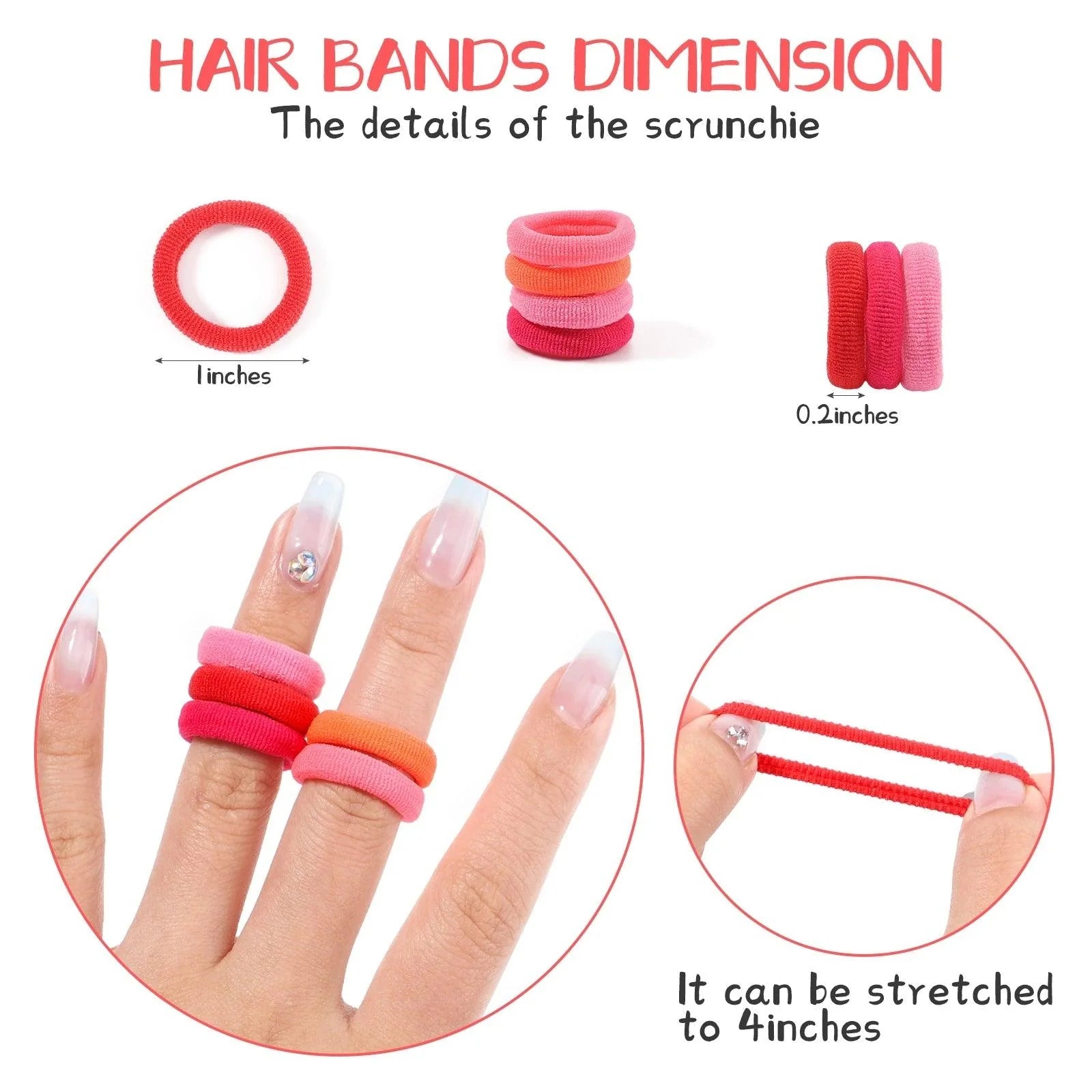 Colorful Elastic Hair Bands