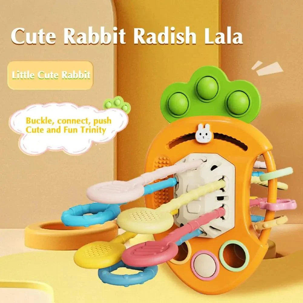 Cute Rabbit Pull String Toy