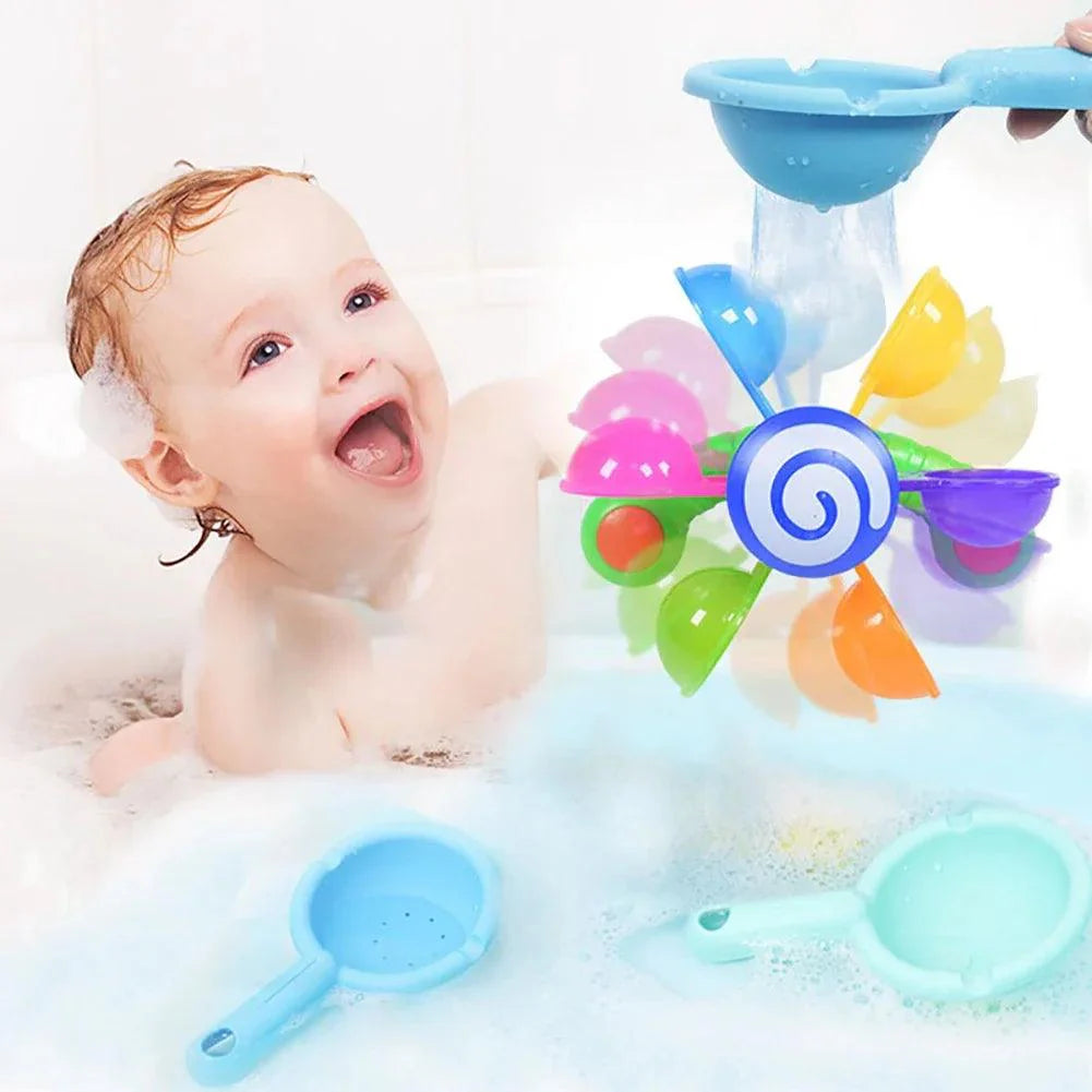 Colorful Water Wheel Bath Toy