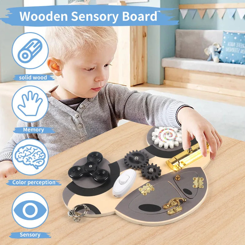 Montessori Wooden Steering Wheel