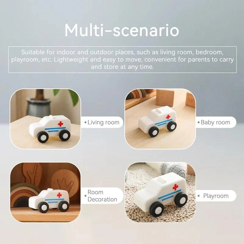 Cute Silicone Ambulance Toy